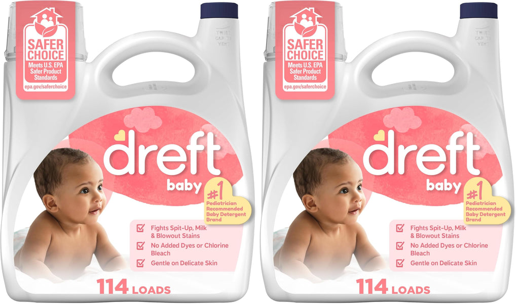 Dreft Baby Liquid Laundry Detergent Gentle on Skin