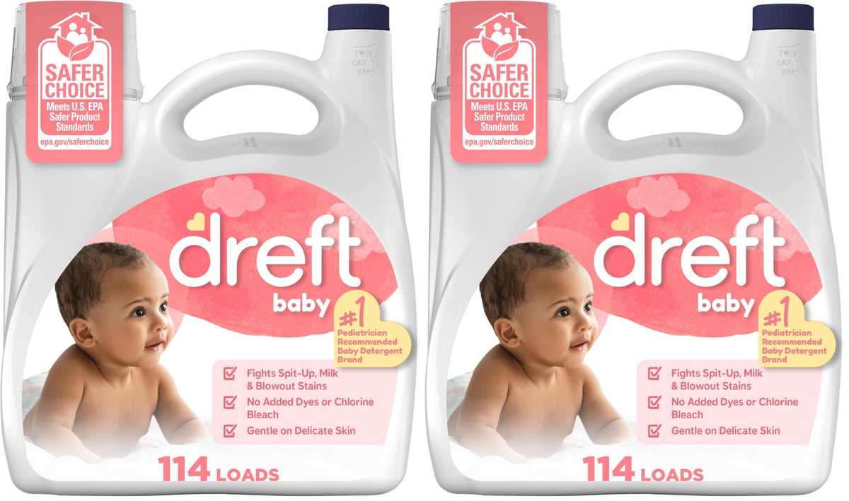 Dreft Baby Liquid Laundry Detergent Gentle on Skin