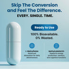 Methylated B Complex with Methylfolate and B12 for Energy

