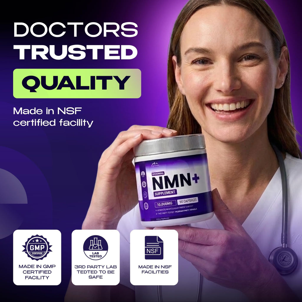 NMN NAD+ Resveratrol Supplement for Cellular Energy

