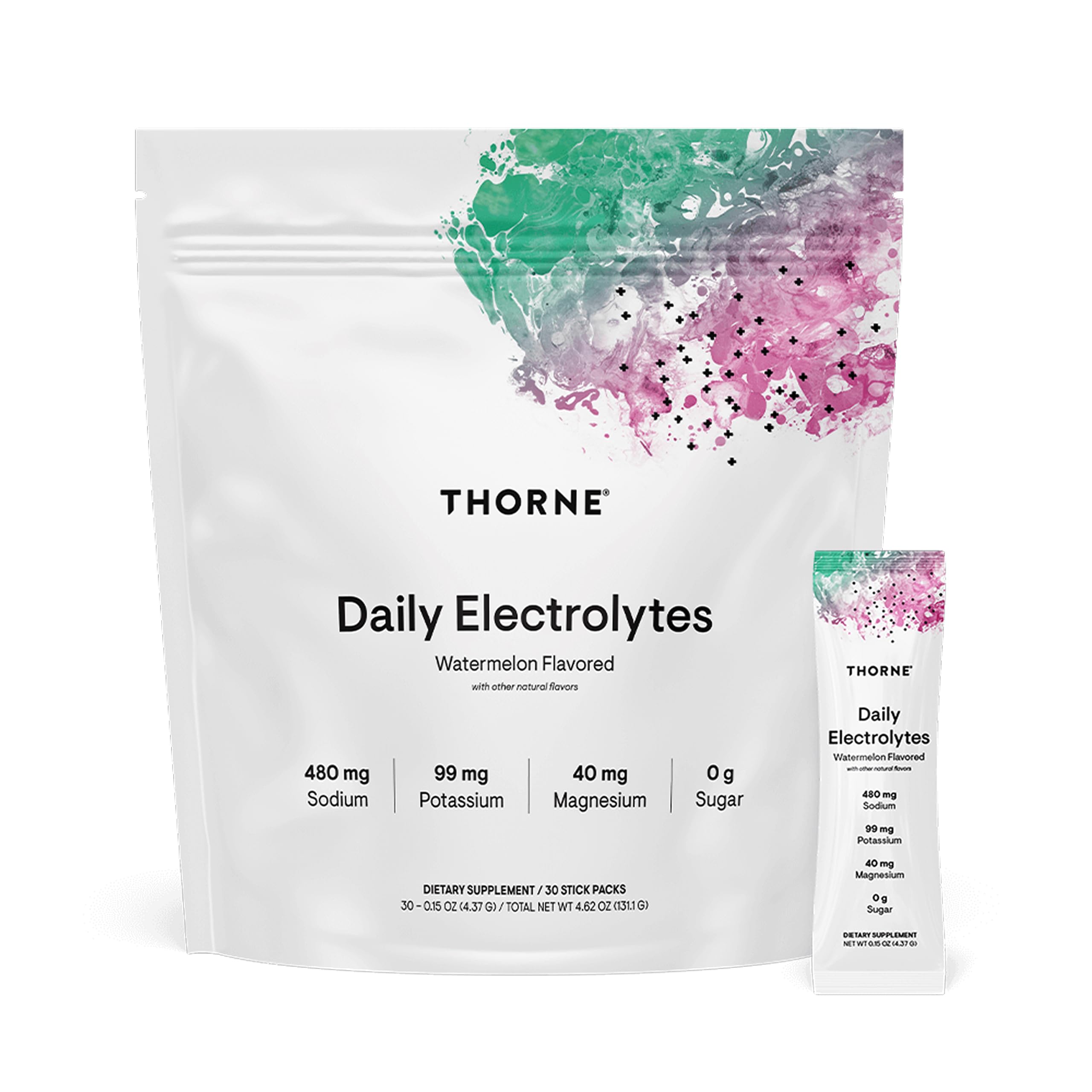 THORNE Daily Electrolytes Zero Sugar Powder | NSF Certified

