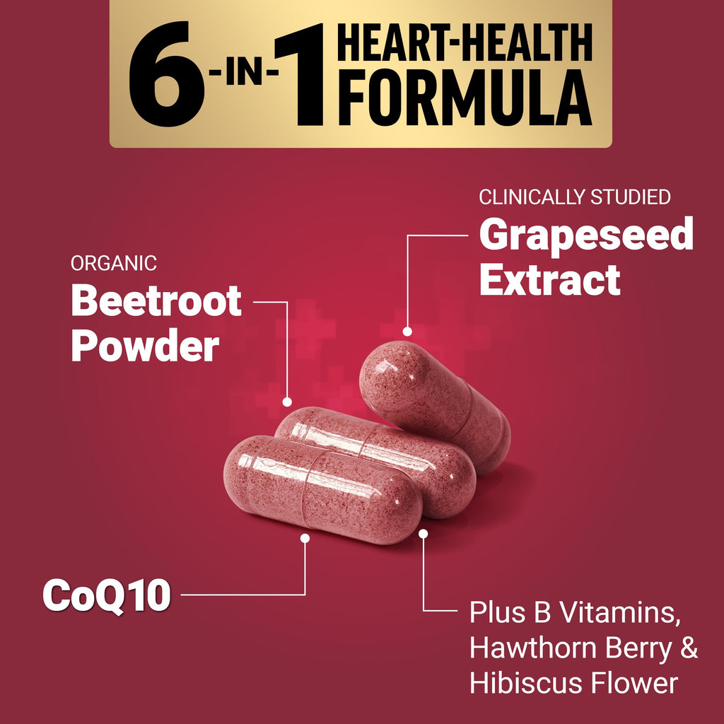 Force Factor Total Beets Heart Health Capsules

