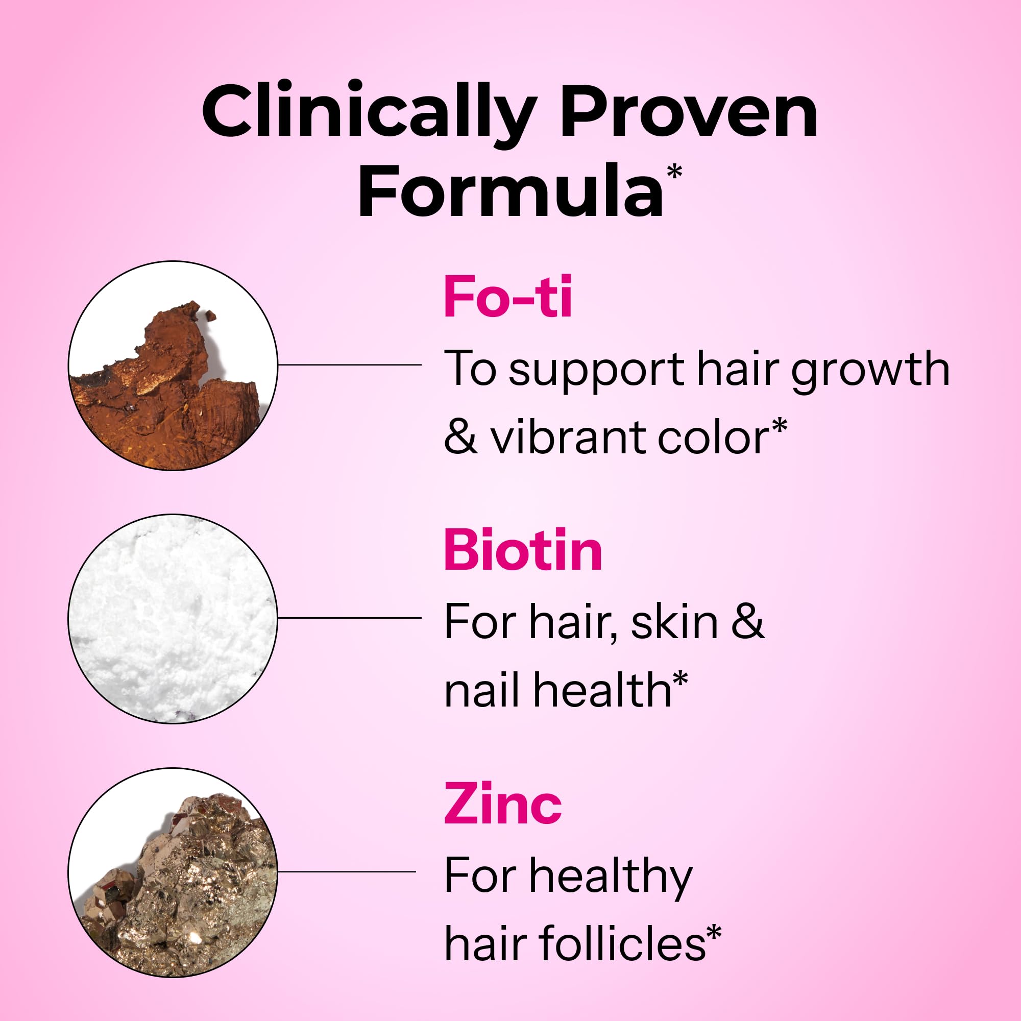 HUM Hair Growth Supplement with Biotin, Zinc & B12

