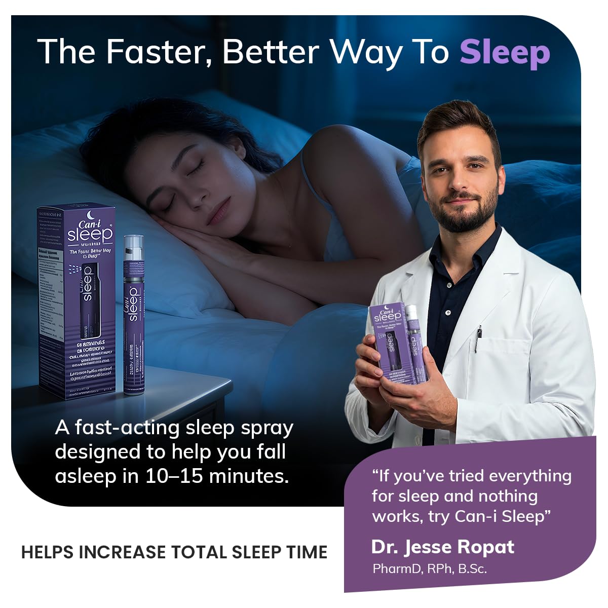 Can-i Sleep Spray for Adults – Fast-Acting Sleep Aid

