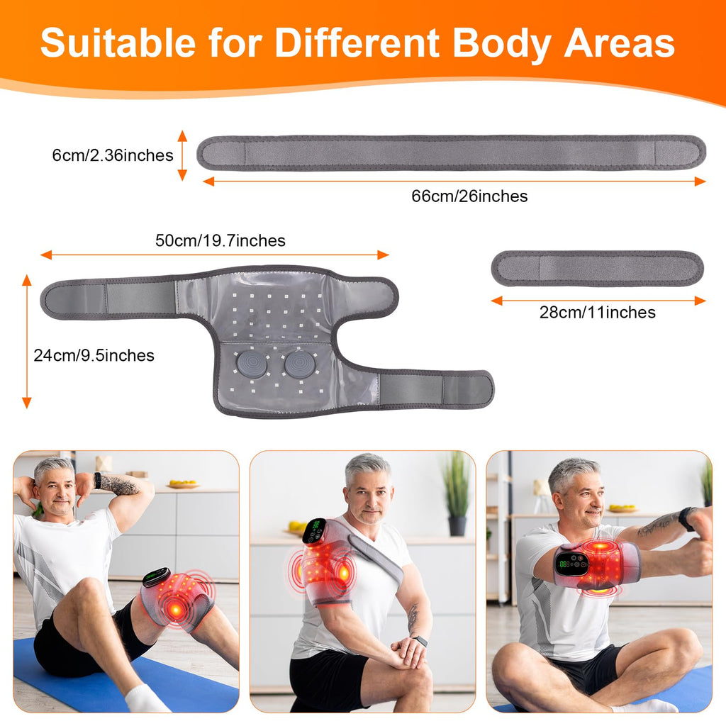 Knee Massager with Heat, Red Light Therapy, and Vibration


