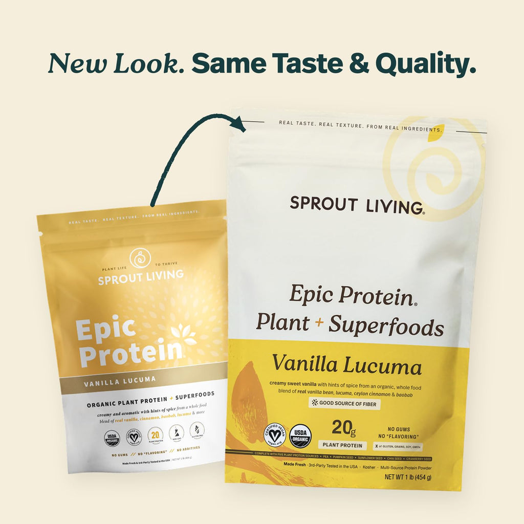 Sprout Living Epic Protein Plant Based Protein Powder

