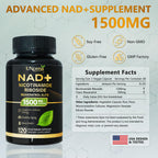 UNcena Liposomal NAD+ Supplement with Resveratrol

