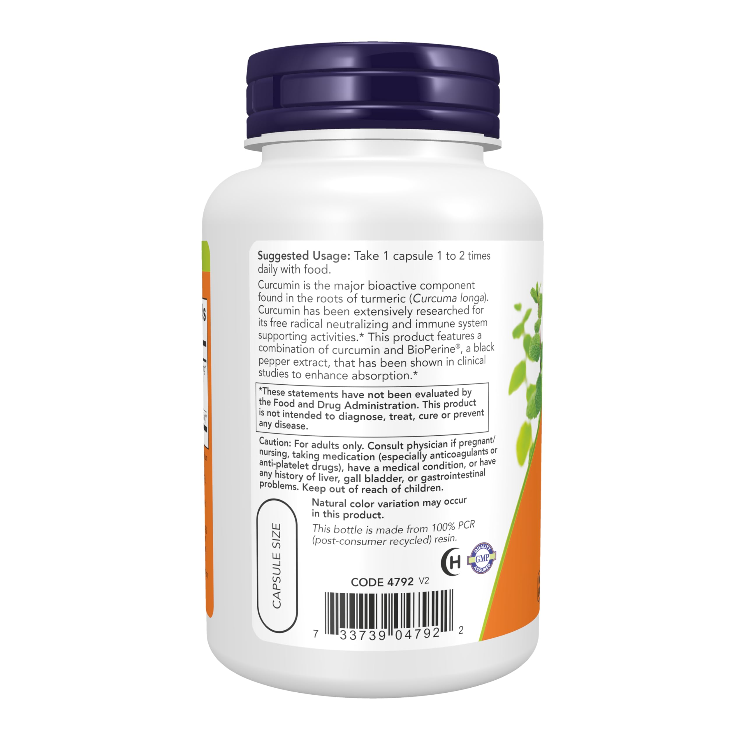 NOW Foods Turmeric Curcumin with BioPerine Immune Support


