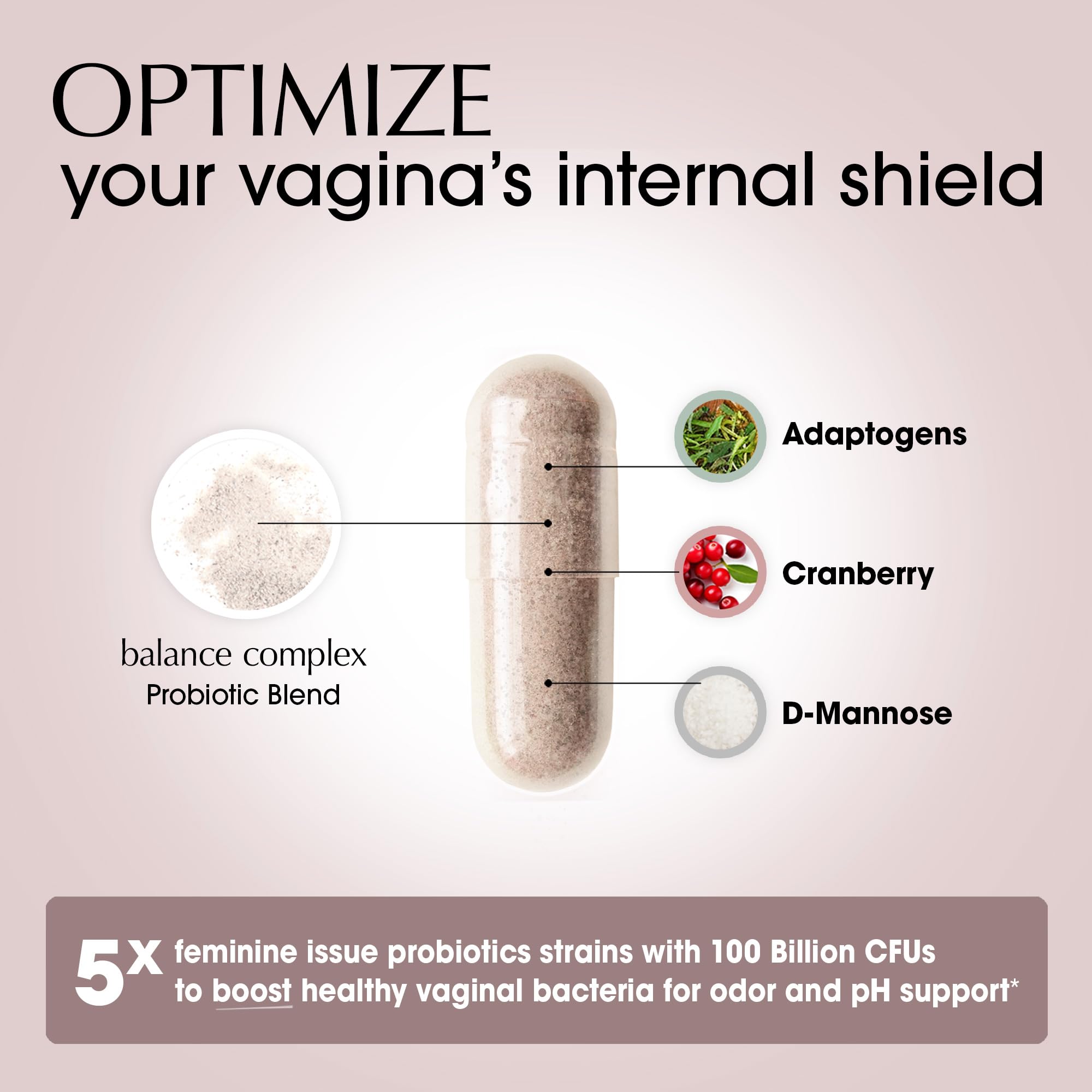 Vaginal Health Probiotic Balance Complex for Women

