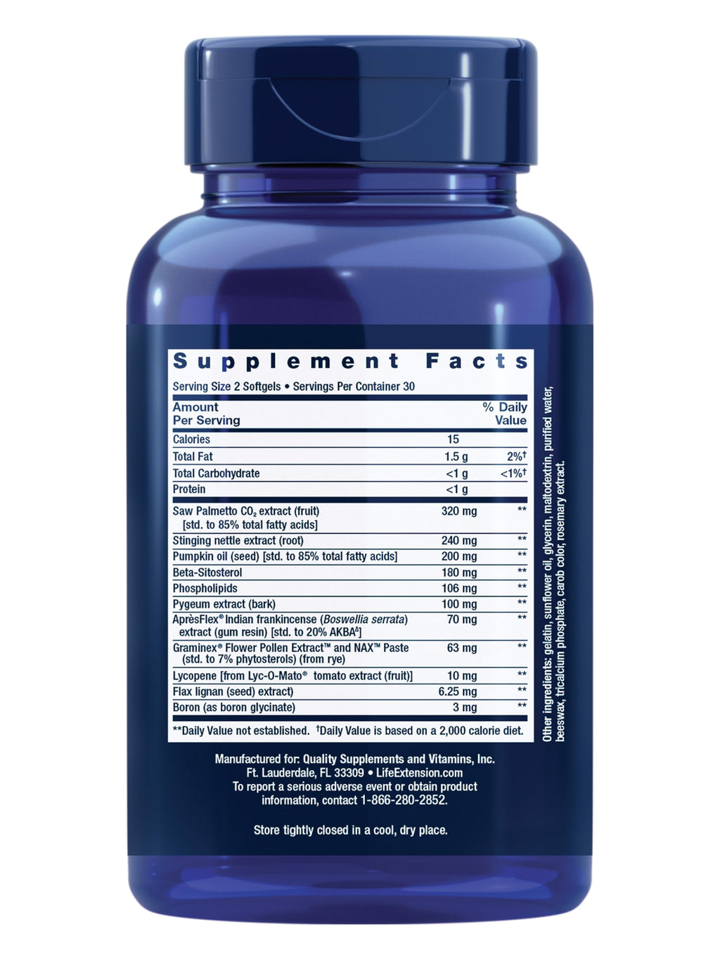 Prostate Health Formula by Life Extension


