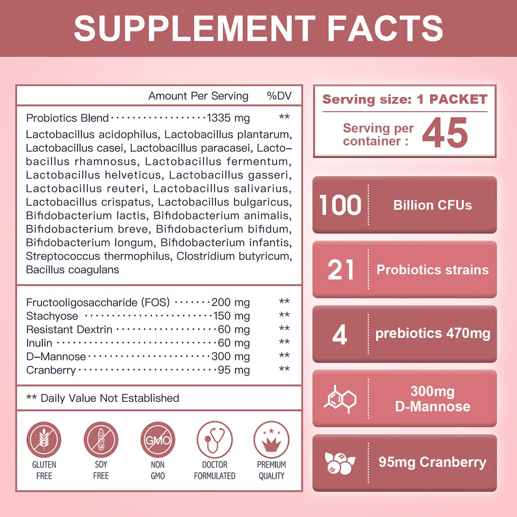 Nature Target Probiotics for Women with Prebiotics

