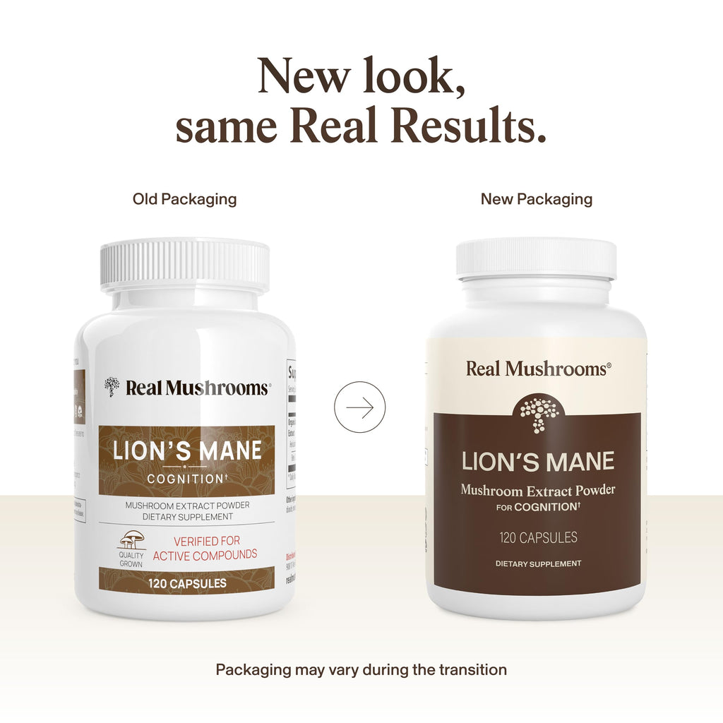 Real Mushrooms Lion's Mane Cognition Brain Support

