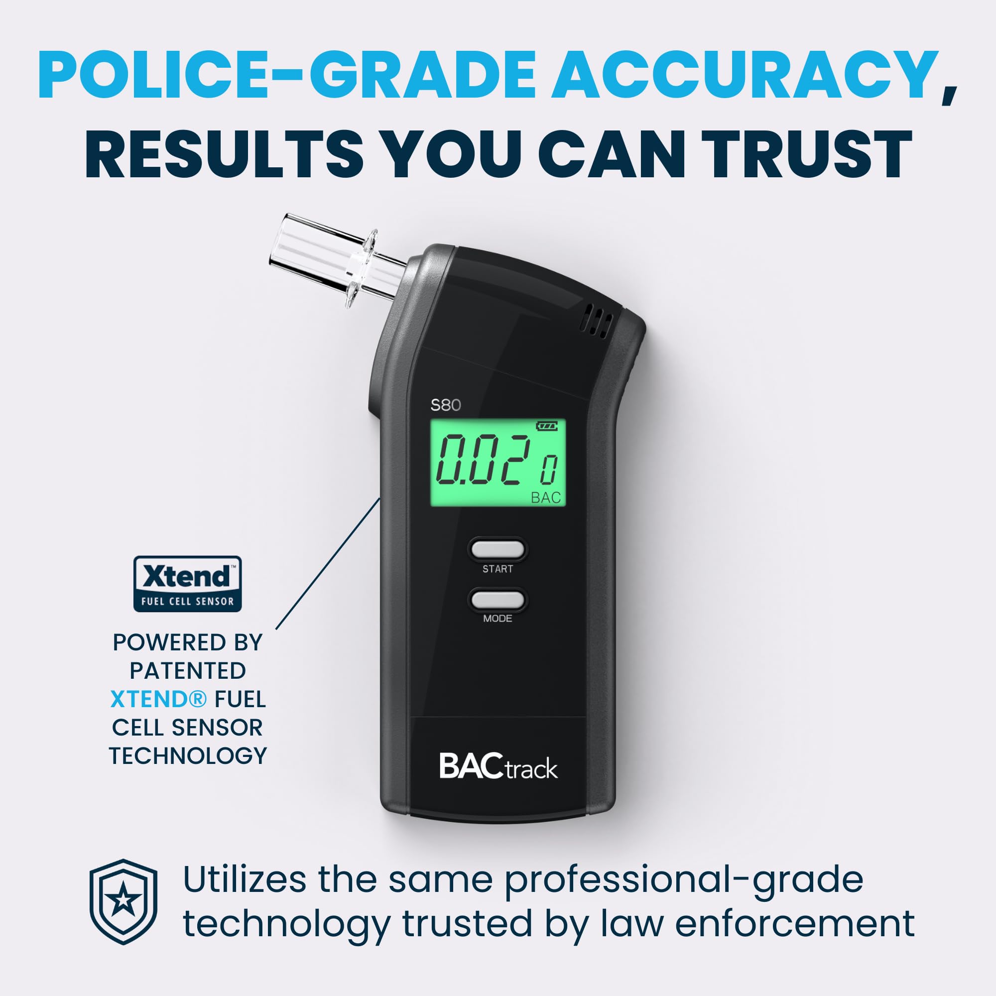 BACtrack Breathalyzer - Pro-Grade Accuracy and DOT Approved

