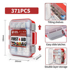 First Aid Kit by RHINO RESCUE – All-Purpose for Home & Office

