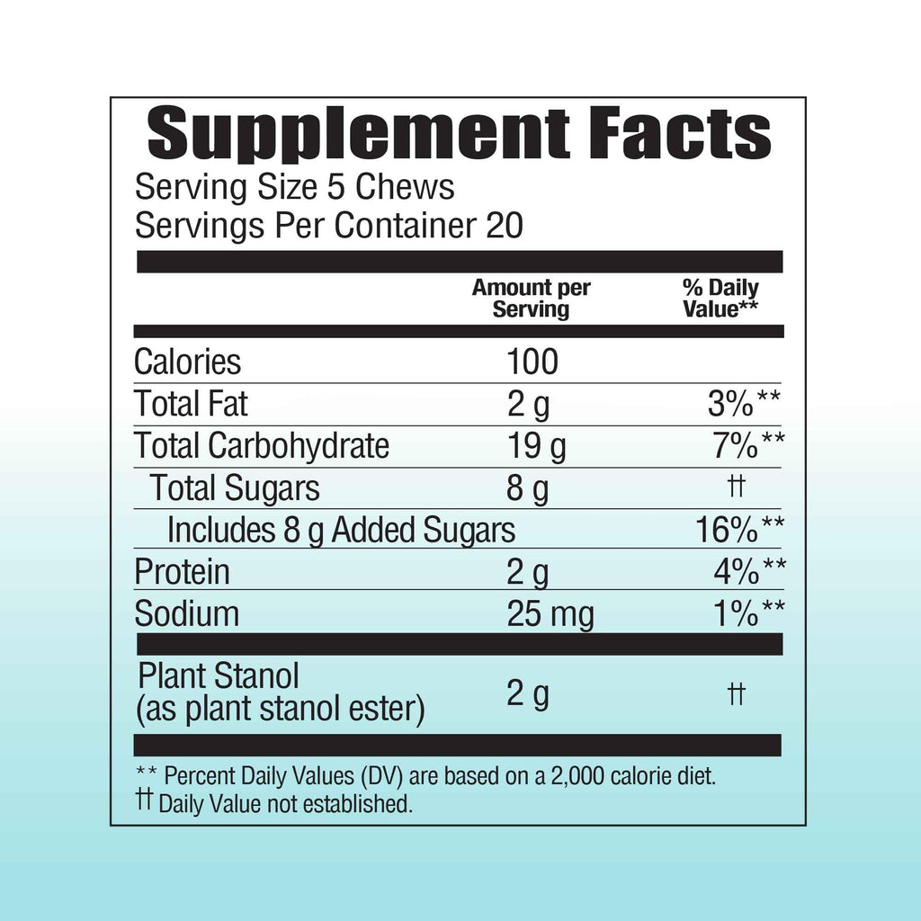 Benecol Soft Chews Plant Stanols for Cholesterol Support

