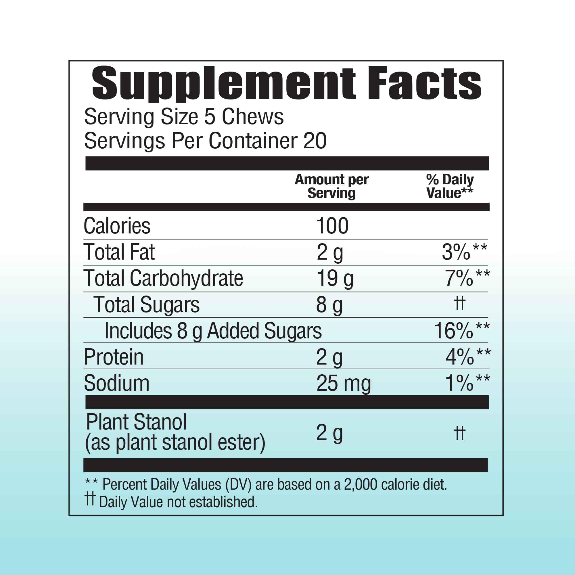 Benecol Soft Chews Plant Stanols for Cholesterol Support

