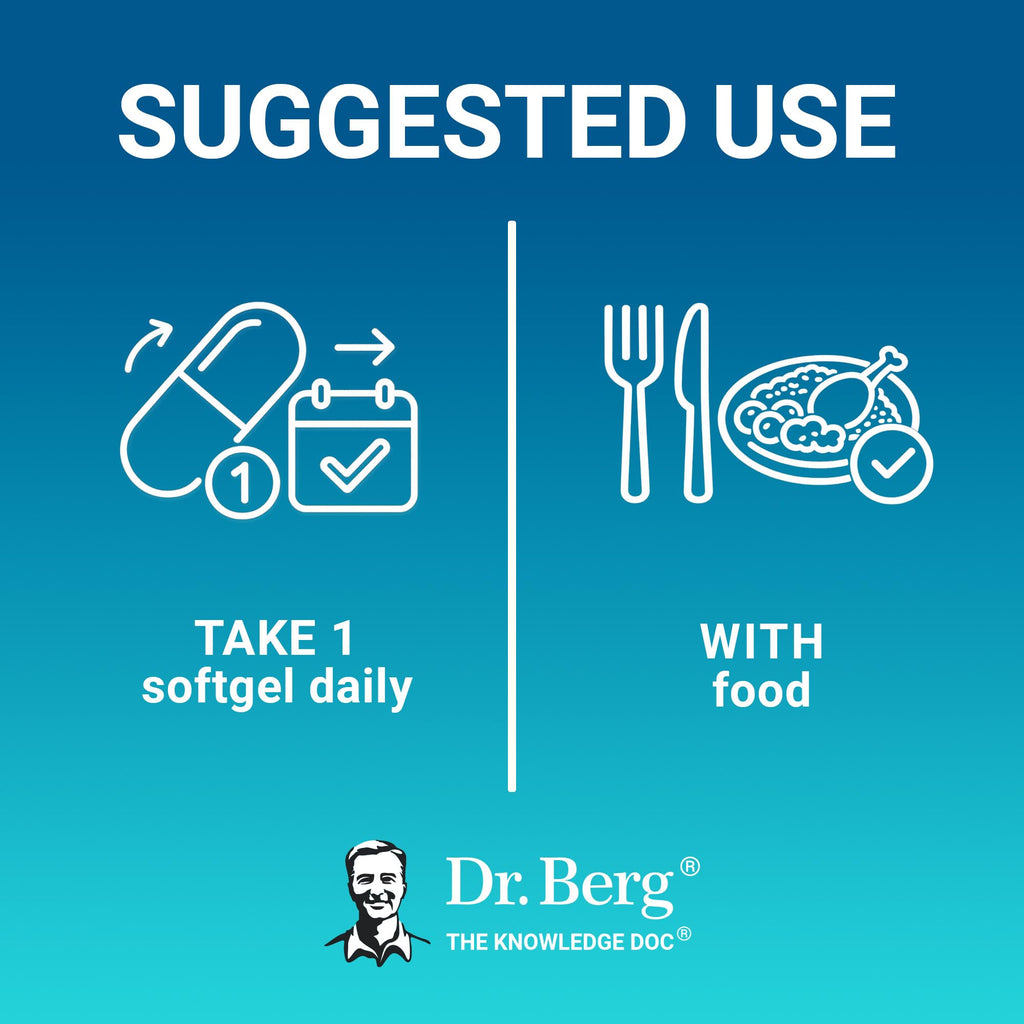 Dr. Berg Omega-3 Cod Liver Oil Supplement

