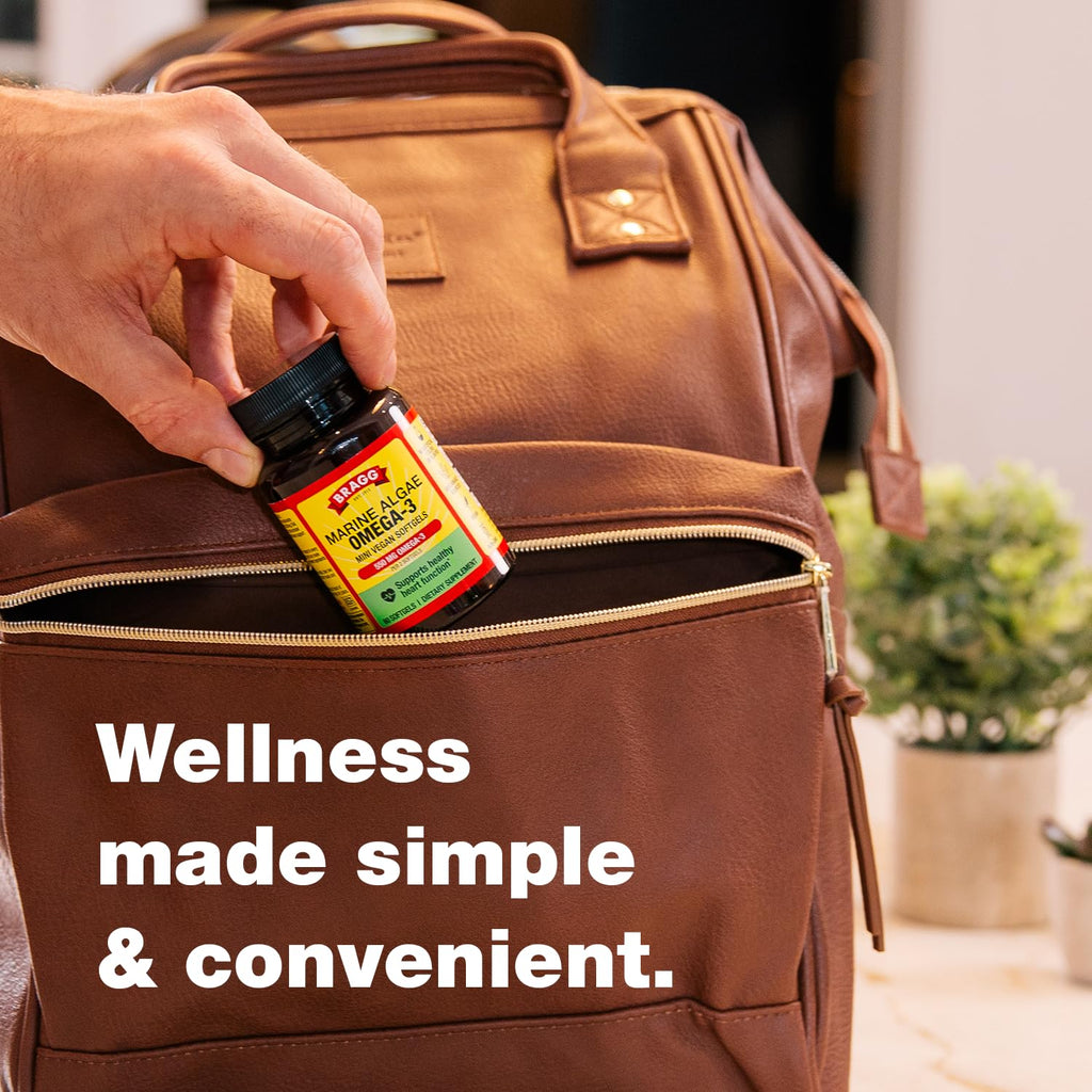 Bragg Marine Algae Omega-3 Softgels with DHA & EPA


