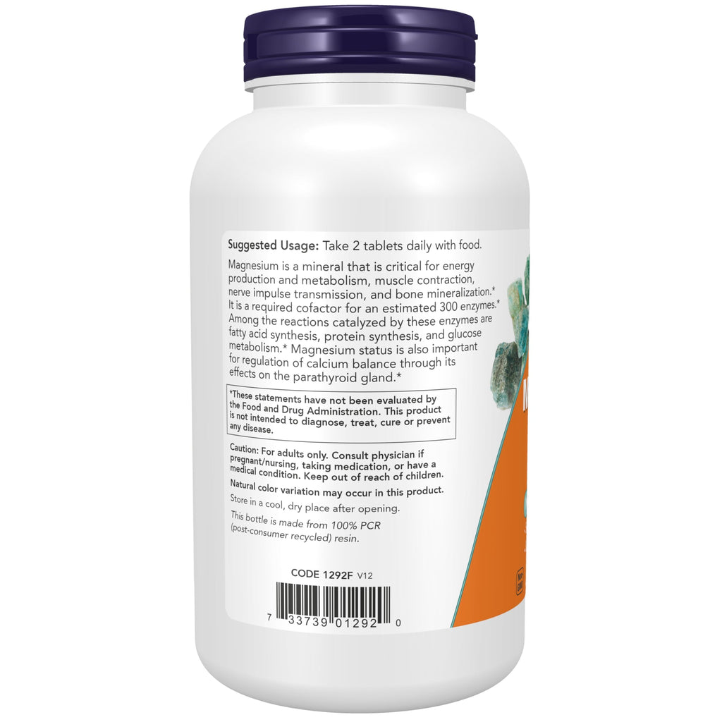 NOW Magnesium Citrate 200 mg – Nervous System Support

