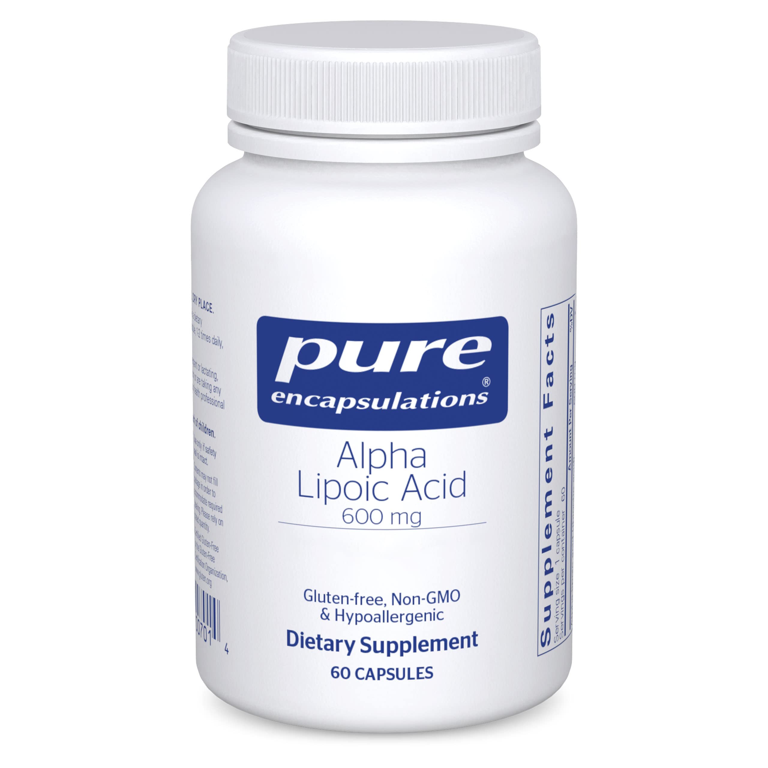Alpha Lipoic Acid 600 mg Supplement | Pure Encapsulations

