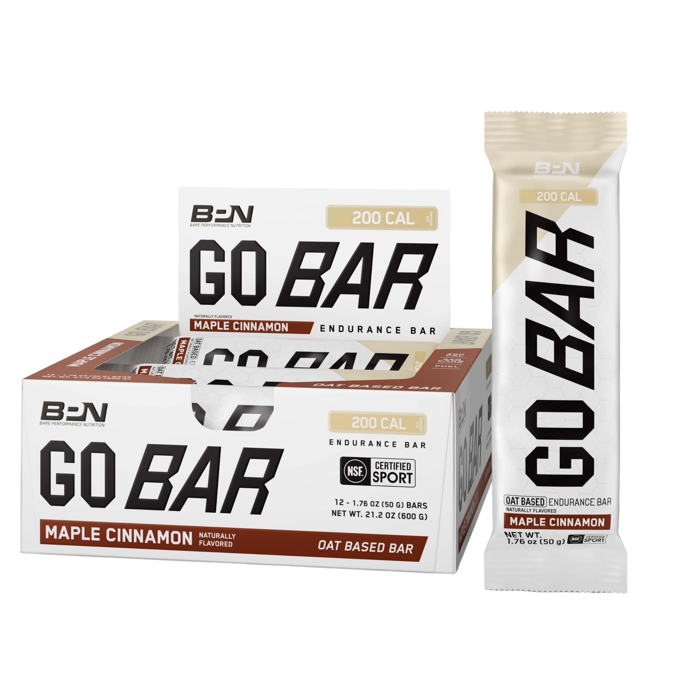 BARE PERFORMANCE NUTRITION Go Bar - Oat-Based Endurance Snack