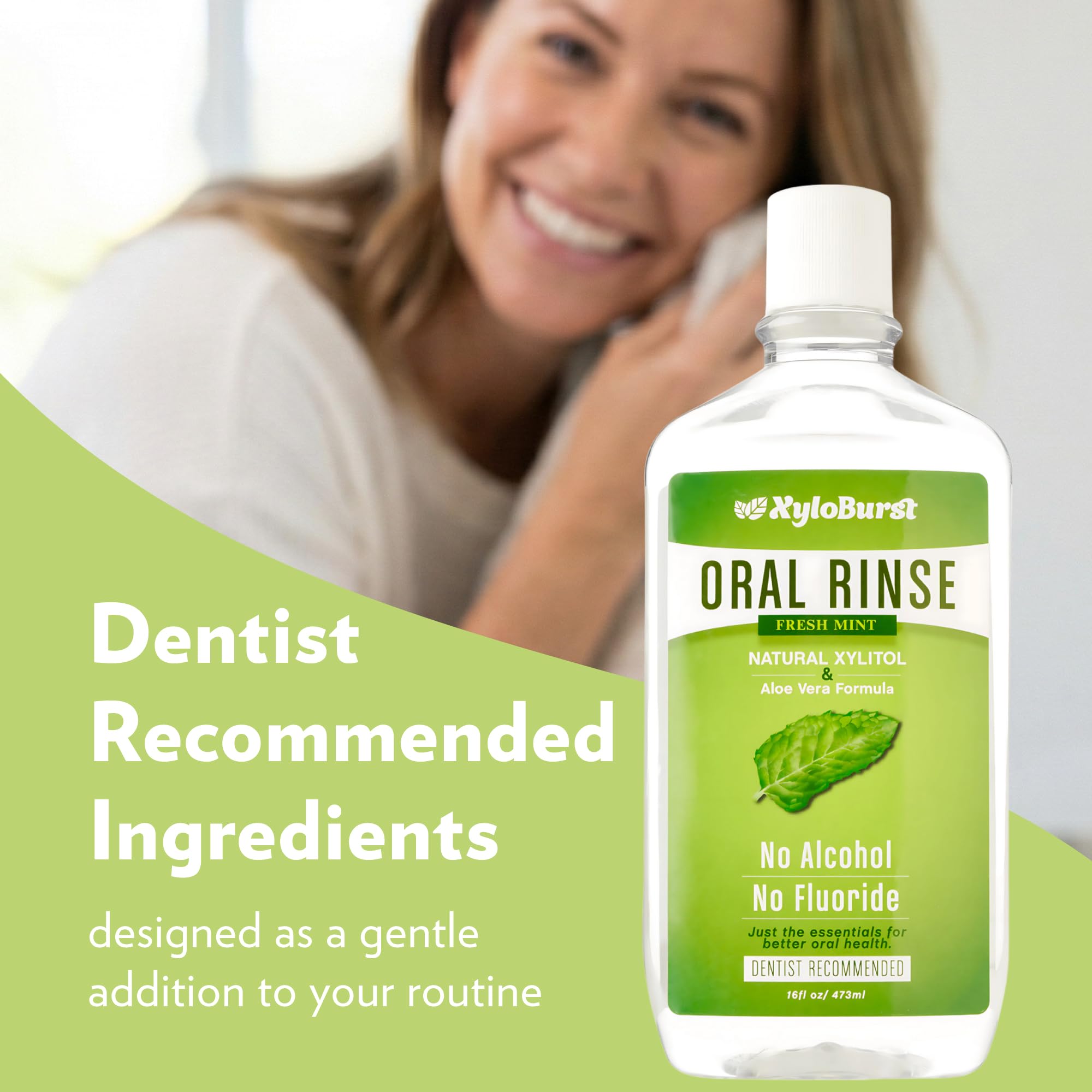 Xyloburst Xylitol Mouthwash - Alcohol-Free & Fluoride-Free

