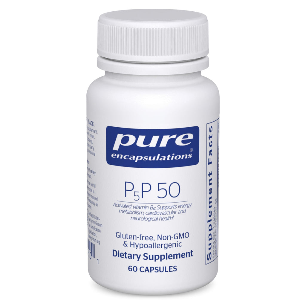 Pure Encapsulations P5P Vitamin B6 for Energy & Brain Health

