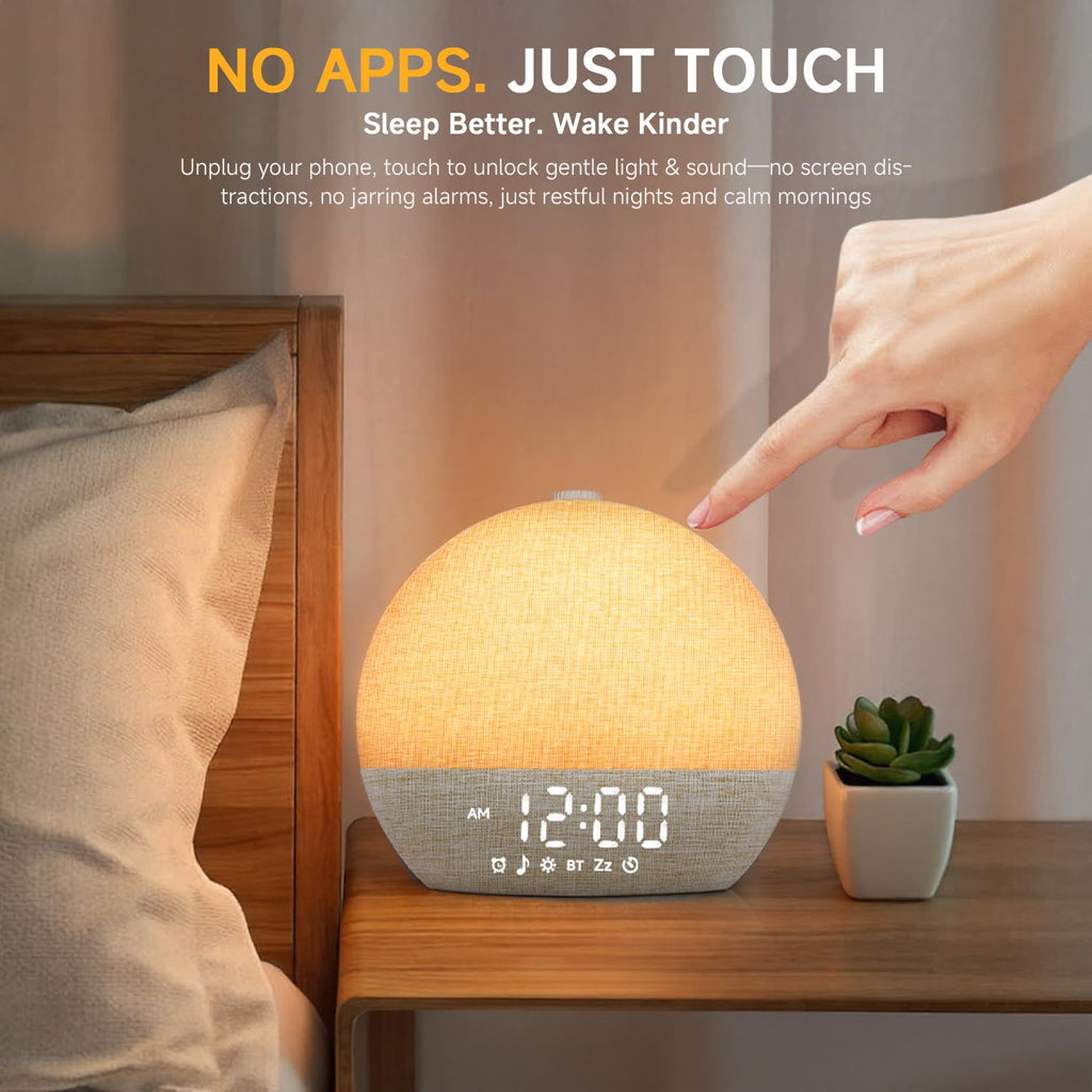 Geuuap Sunrise Alarm Clock with Sleep Sounds

