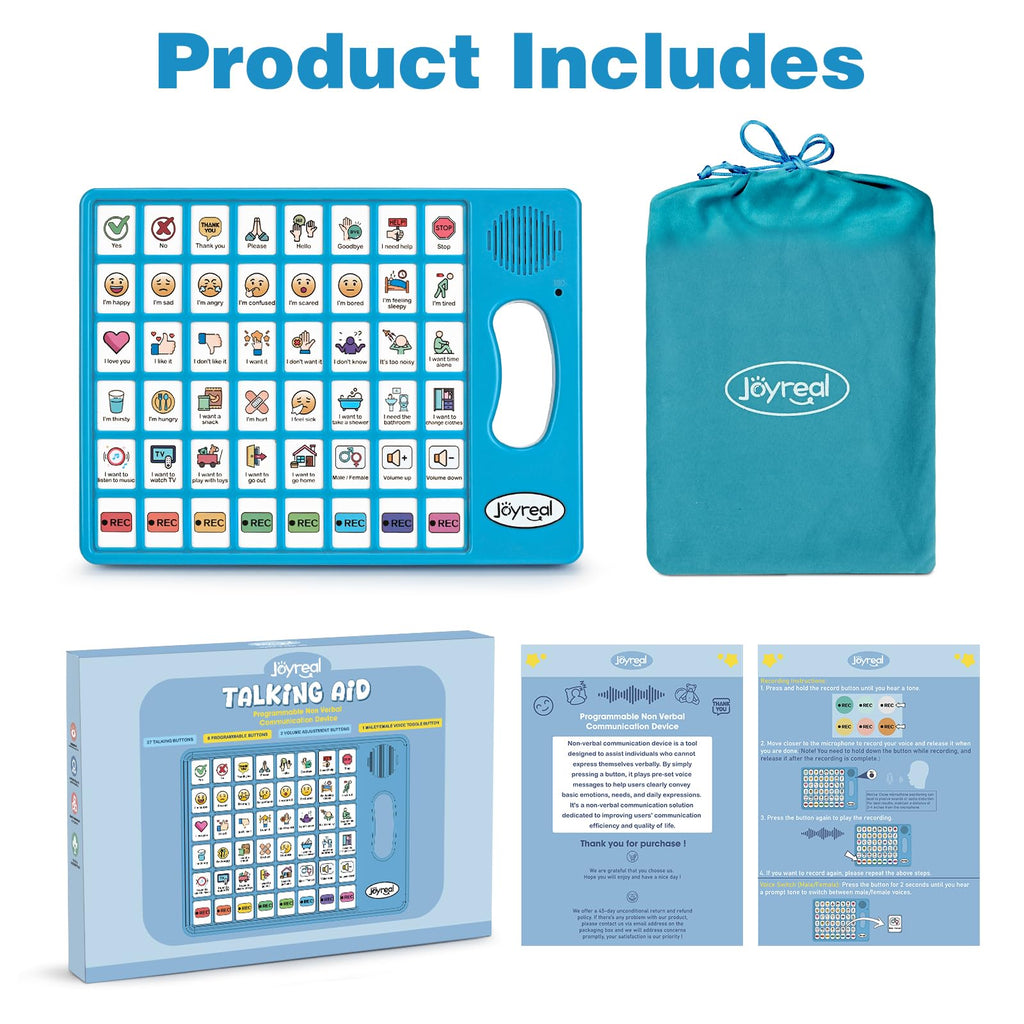 Joyreal AAC Device for Autism - 8-Button Tablet

