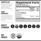 Organic Methyl Folate + Methylcobalamin Liquid Sublingual


