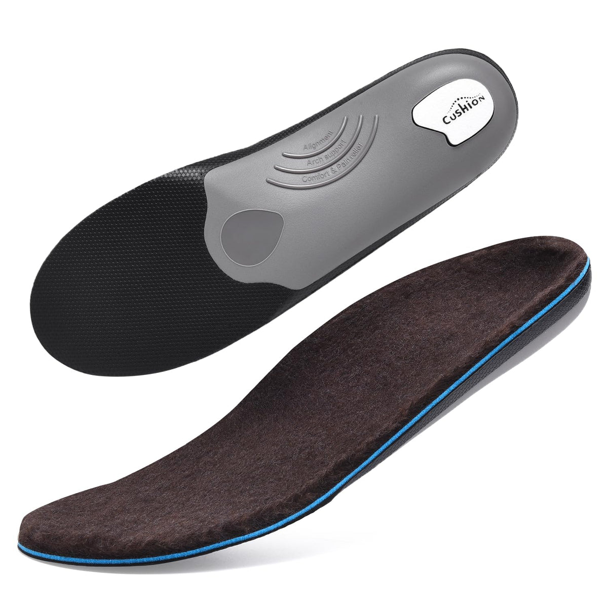 VALSOLE High Arch Plantar Fasciitis Orthotic Insoles