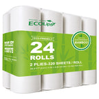 ECOLipak Bamboo Toilet Paper Gentle Plant-Based Color-Free

