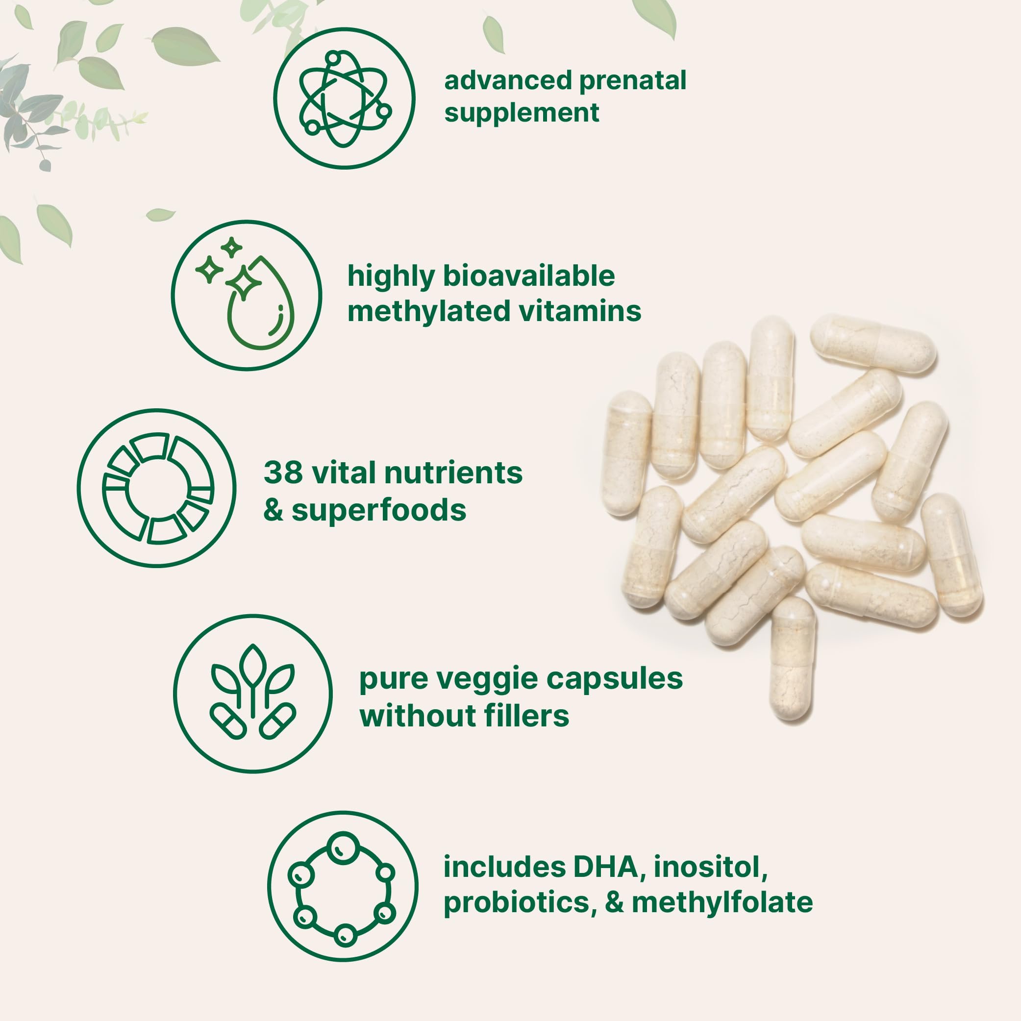 Micro Ingredients Prenatal Vitamin – Methylated Formula

