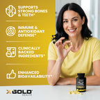 X Gold Health Vitamin D & K Complex with Zinc

