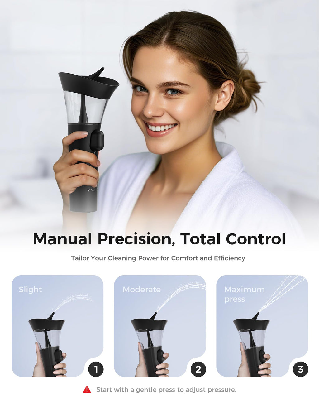 KAUGIC Ear Wax Cleaner – Safe & Comfortable One-Hand Use

