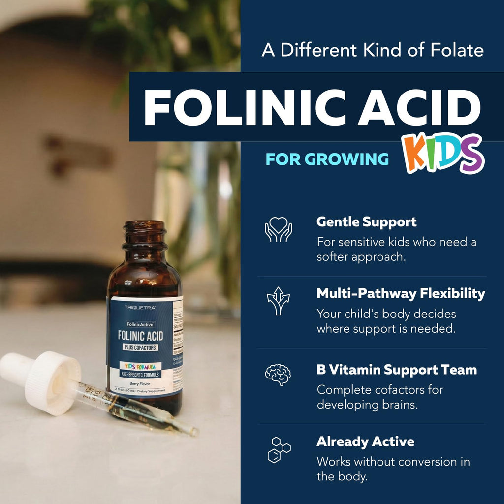 FolinicActive Kids Organic Folinic Acid and B Vitamins

