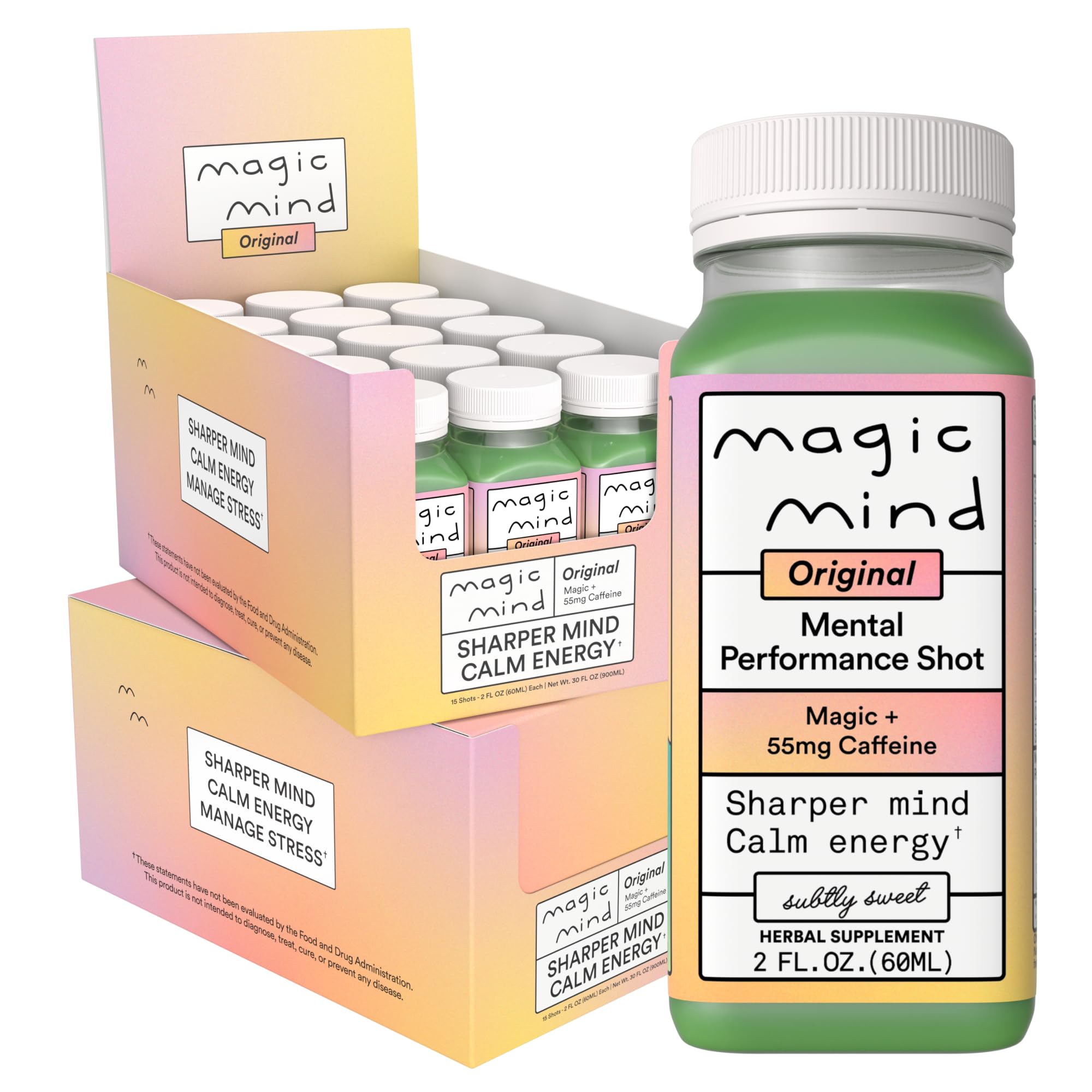 Magic Mind Original Nootropic Shot for Focus and Energy