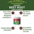 Organic Beetroot Powder - Pure Nitric Oxide Support

