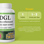 Natural Factors DGL Chewable for Digestive Support

