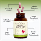 Beet Root Dietary Supplement by Herbal Roots | Quality Tested

