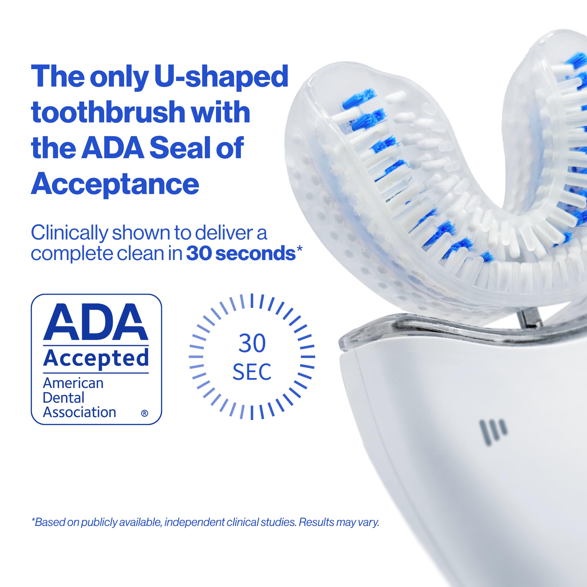 Autobrush Sonic Pro Toothbrush ADA-accepted U-Shaped


