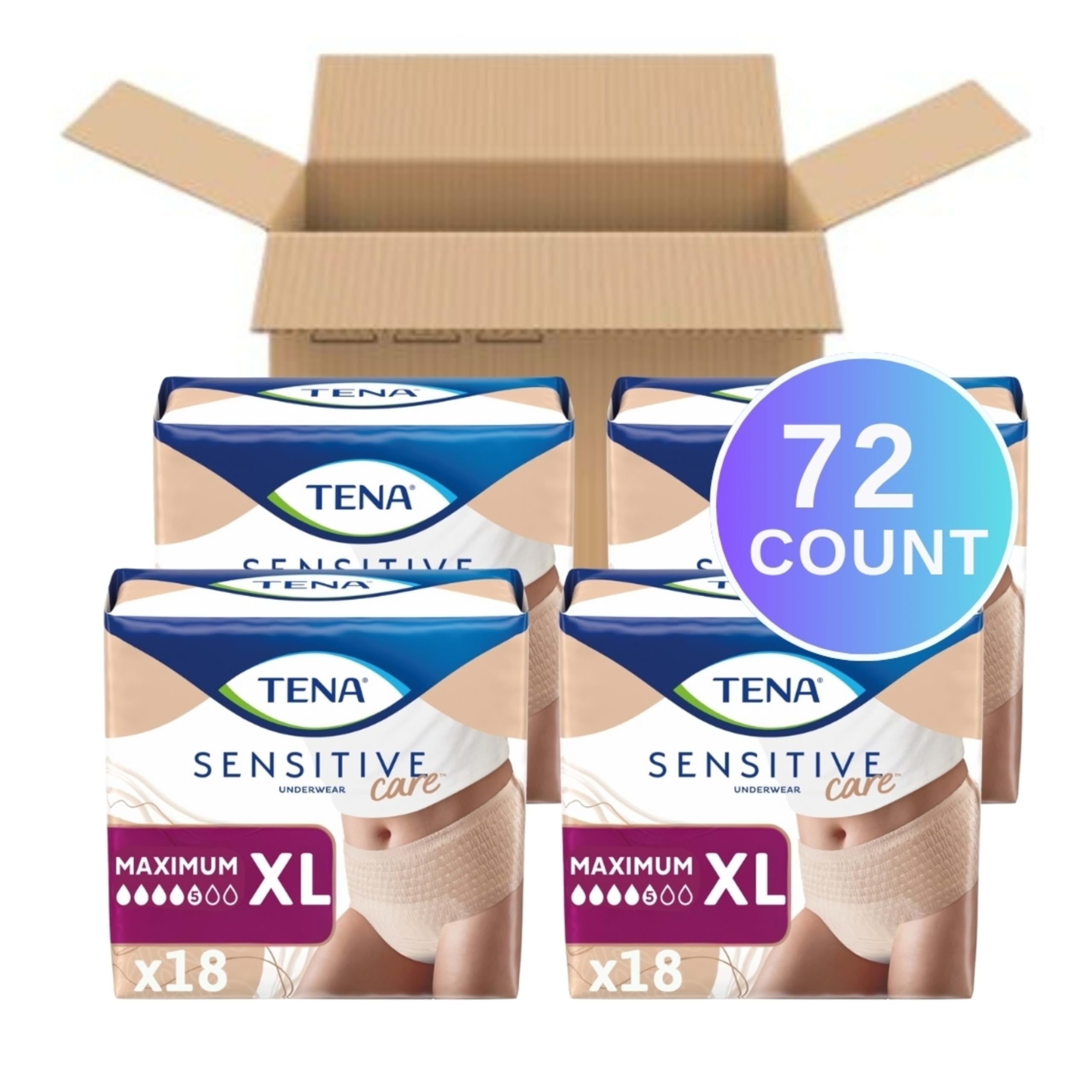 TENA Sensitive Care Women’s Incontinence Underwear

