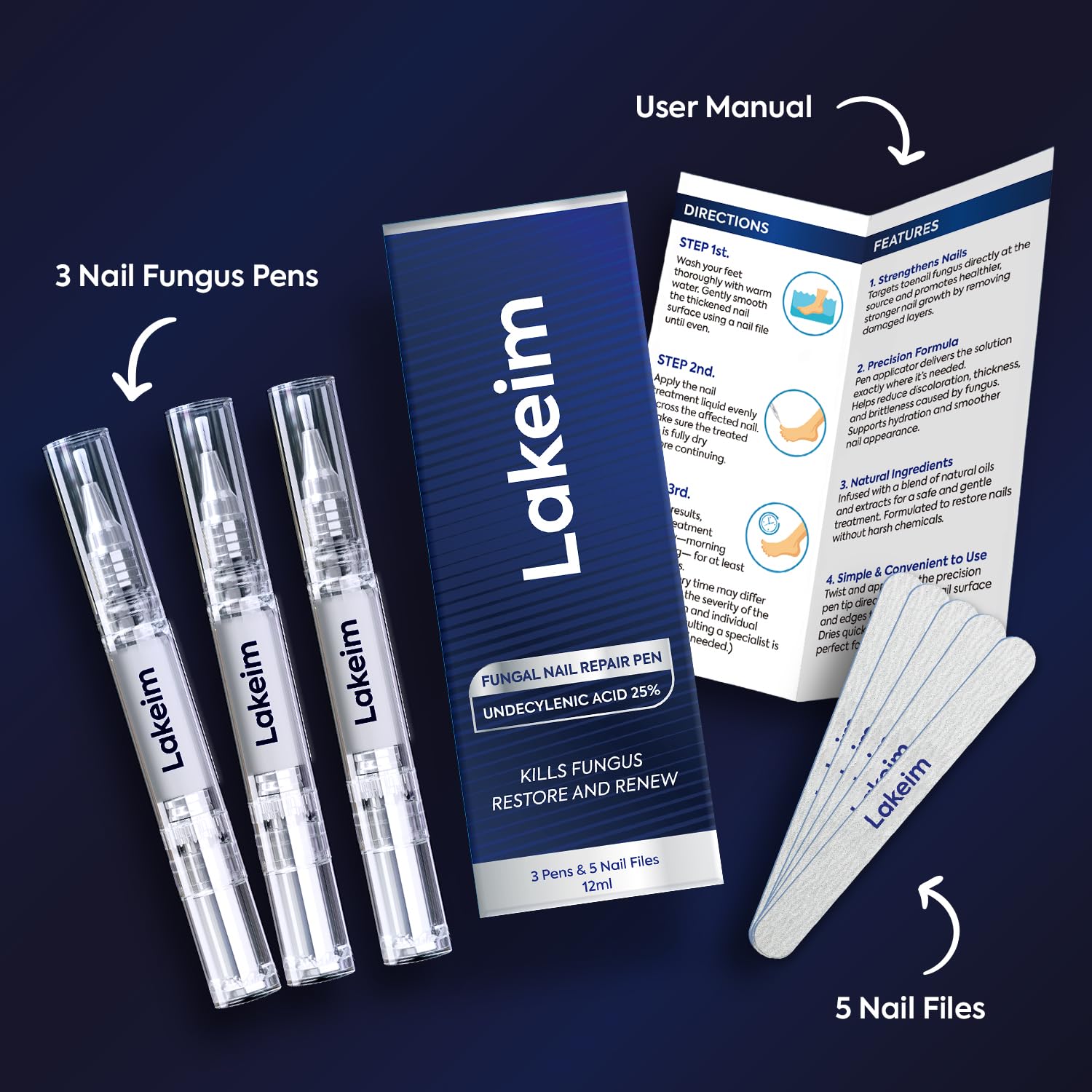 Toenail Fungus Treatment with Undecylenic Acid & Tea Tree

