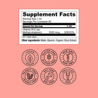Live Conscious Vegan B12 Sublingual Drops | 5000mcg

