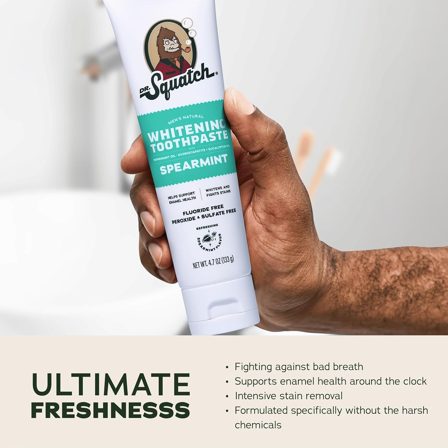 Dr. Squatch Hydroxyapatite Whitening Toothpaste

