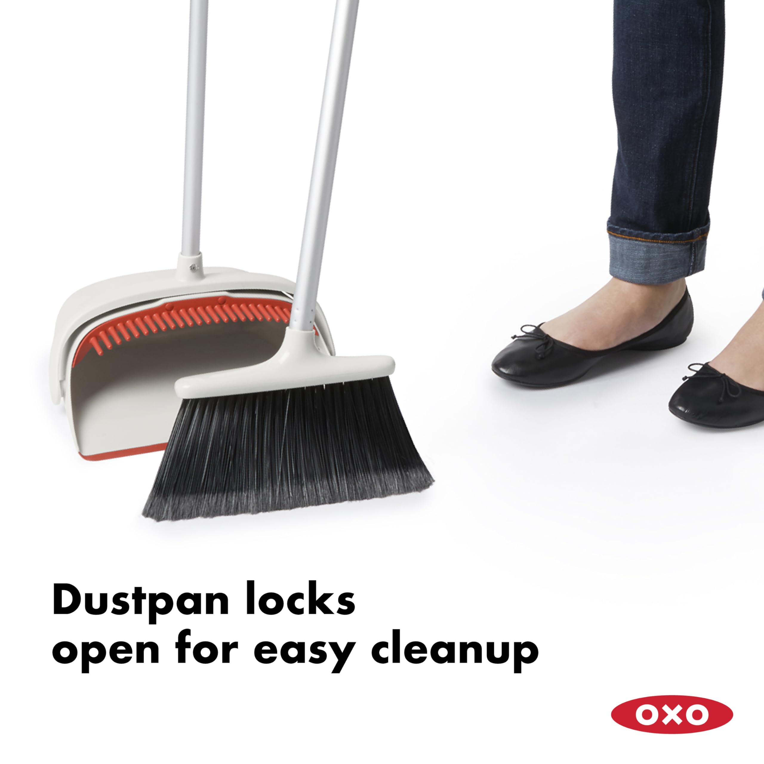 OXO Good Grips Extendable Sweep Set | Broom and Dustpan

