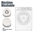 Homsis Mop Head Replacement for Spin Mops - Machine Washable

