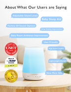 Momcozy Baby Sound Machine with Night Light and App Control

