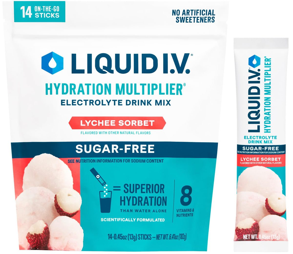 Liquid I.V. Hydration Multiplier Sugar-Free Electrolyte Drink Mix