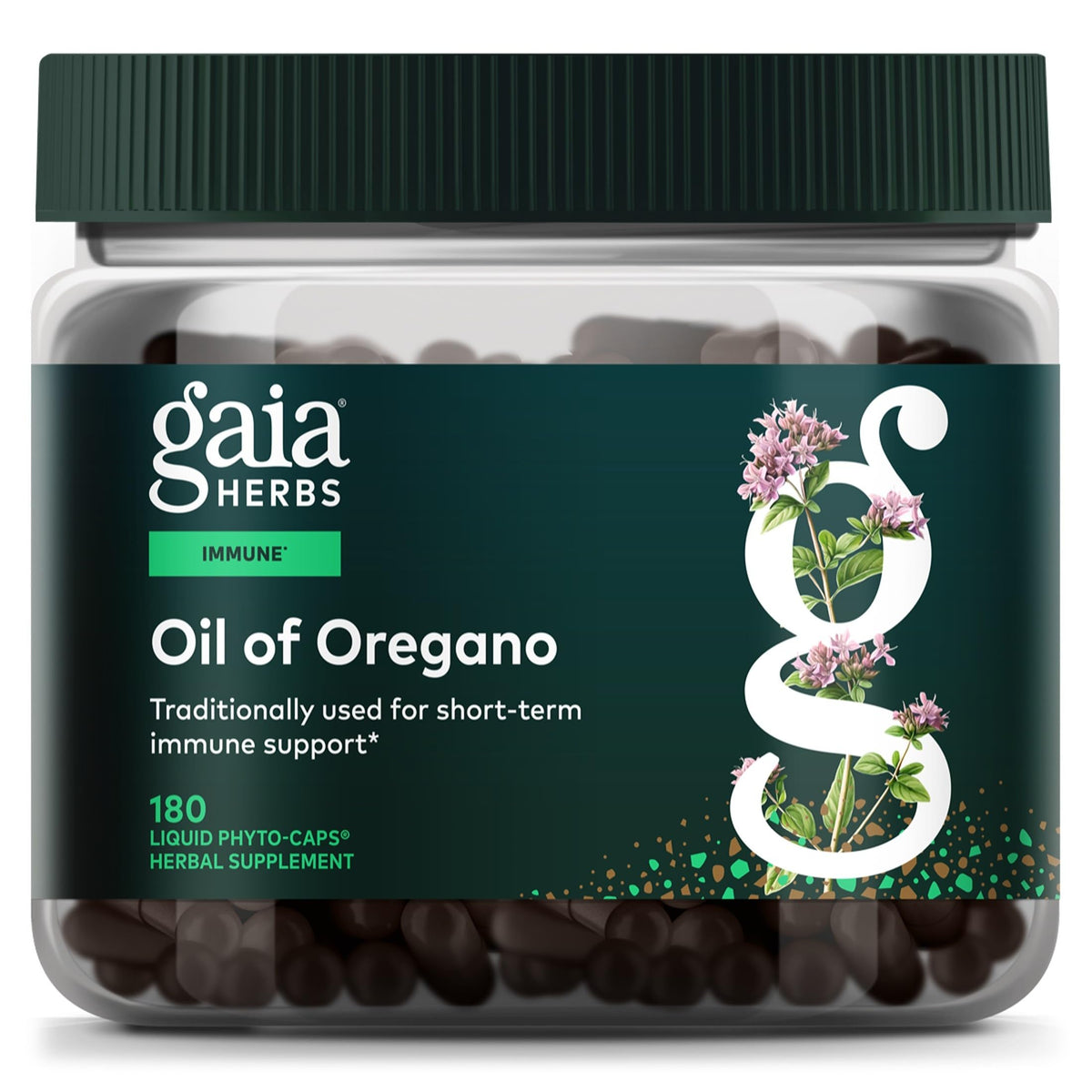 Gaia Herbs Oil of Oregano Capsules – Immune & Antioxidant Support